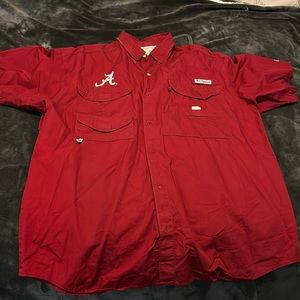 Alabama Columbia PFG Button Up